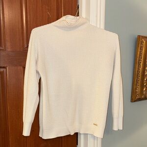 Michael Kors Cream Turtleneck Sweater